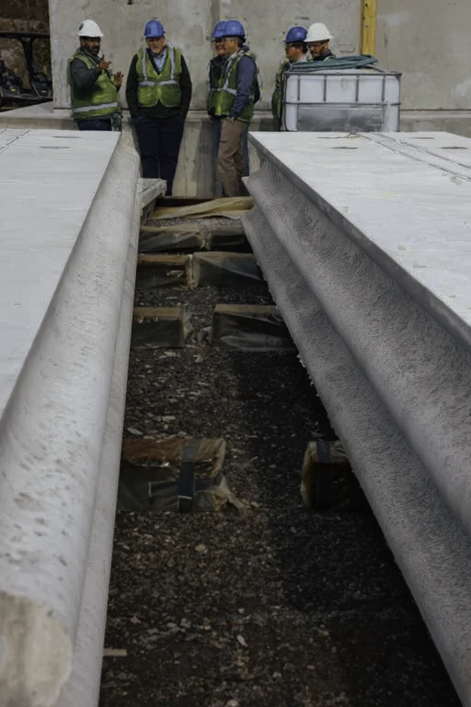 Thermoplastic composite precast concrete form