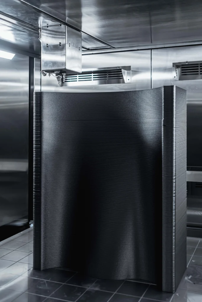 High-temperature PEI mold in 3D printer